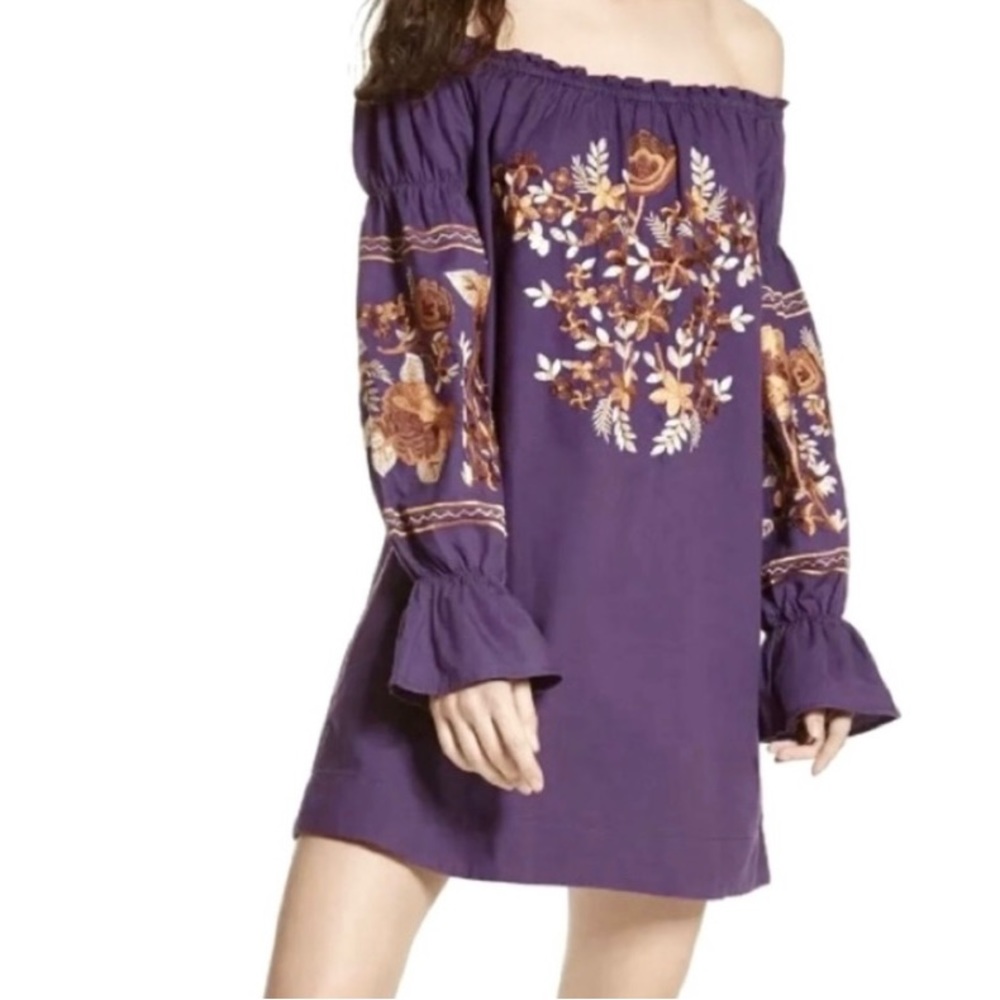 Free People Dresses | Nwt - Free People ‘Fleur de Jour’ Mini Shift Dress